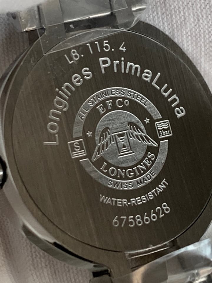 Longines Symphonette Moonphase Ladies' Watch in Stainless Steel With Pink Dial