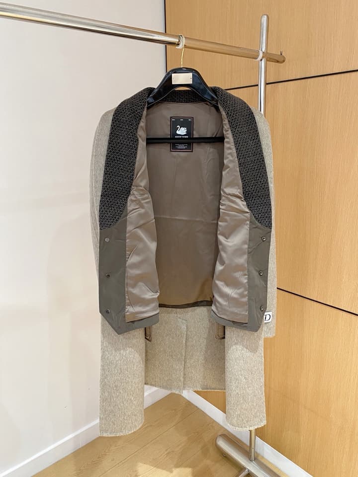Dior Men's Wool Kensington Coat – 2025FW in Classic Black
