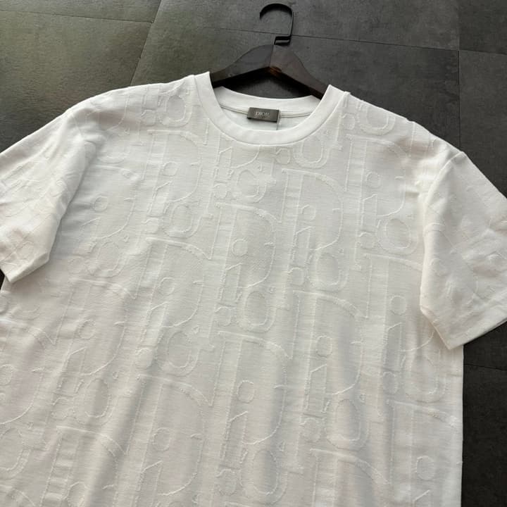 Dior Oblique Print Cotton T-Shirt – 2026SS Collection in Black