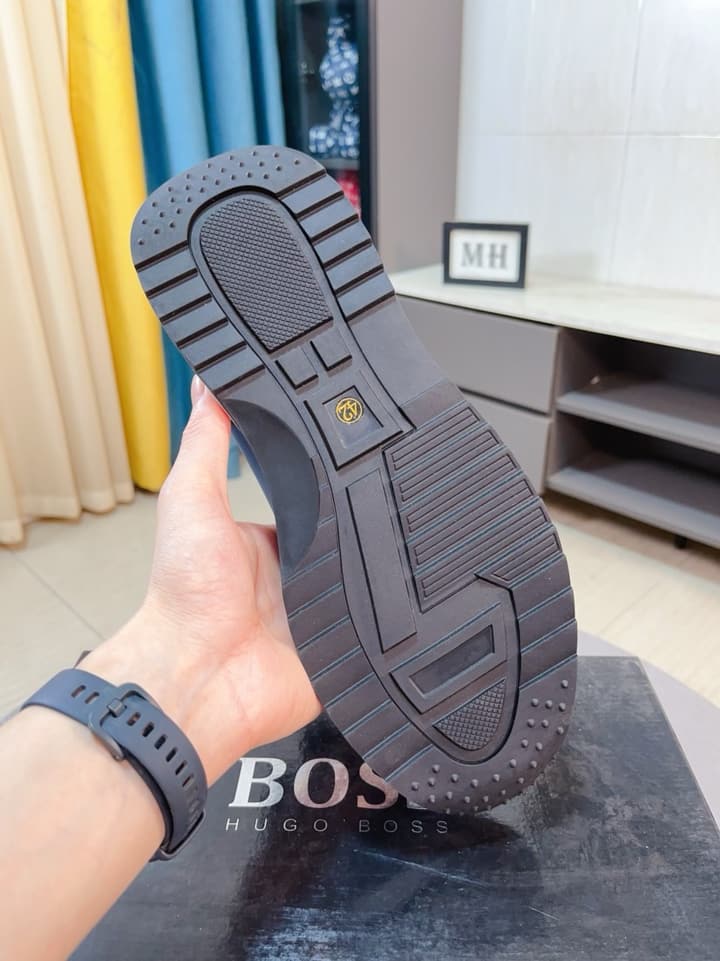 Boss Classic Suede and Waterproof Casual Sneakers