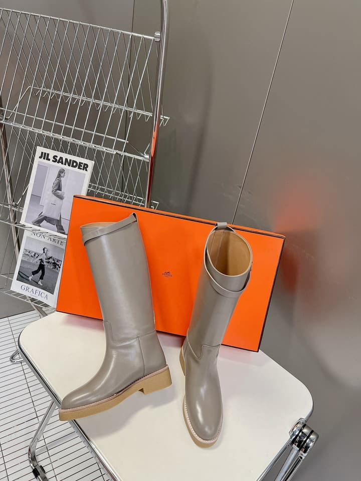 Hermès Kelly Riding Boots in Black
