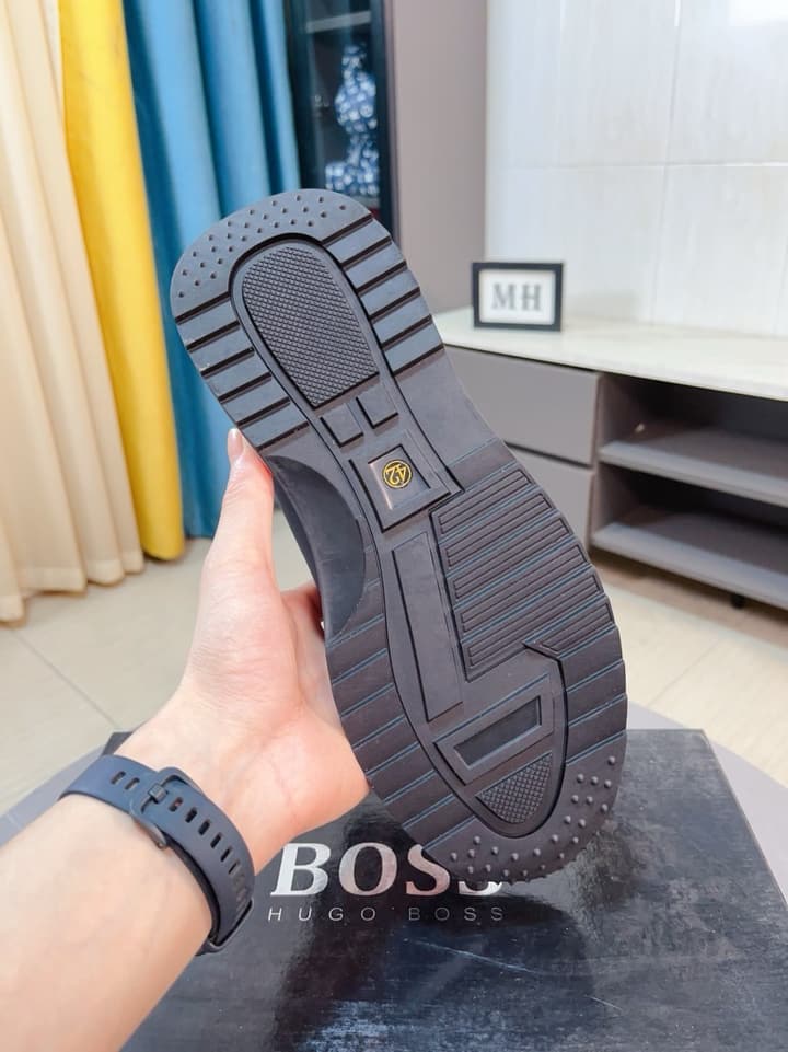 Boss Classic Suede and Waterproof Casual Sneakers