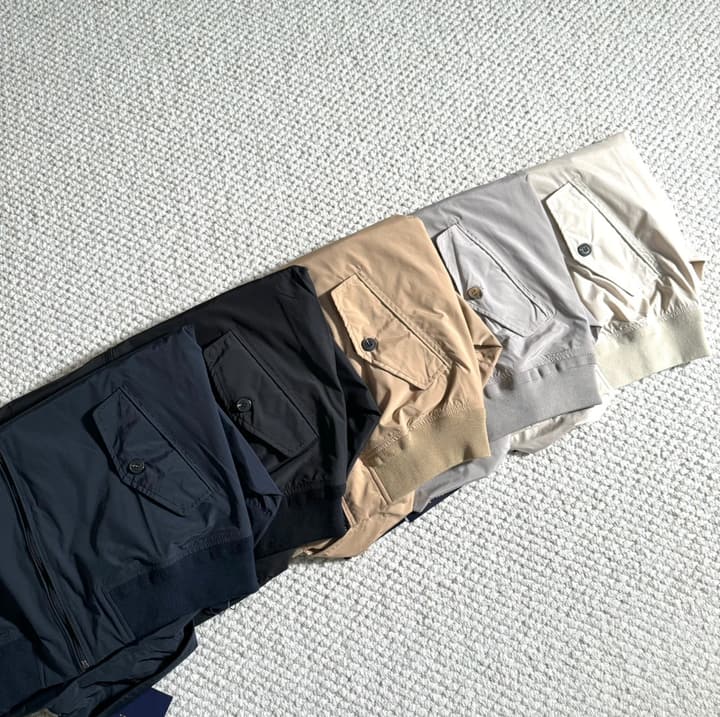 Ralph Lauren Embroidered Pony Harrington Jacket in Apricot White
