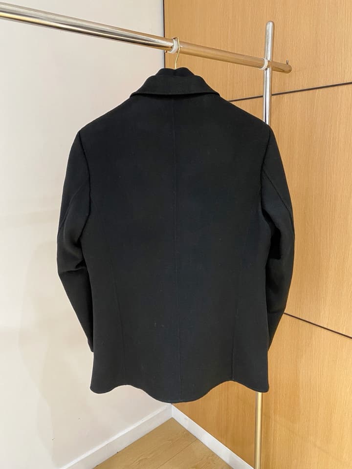 Zegna Men's Wool Kensington Coat – 2025FW in Classic Black