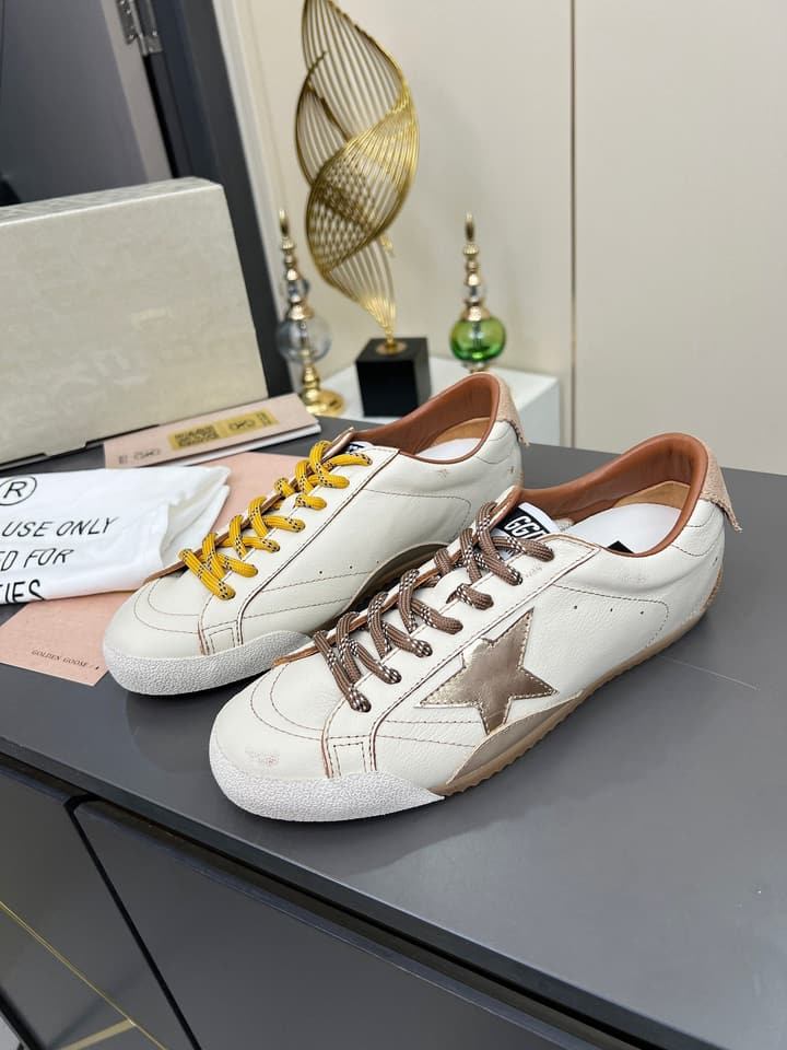 Golden Goose GGDB Star Distressed Sneakers in Black Suede
