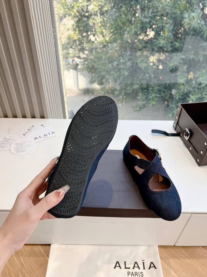 Alaïa French Ballet Flats – 2025SS