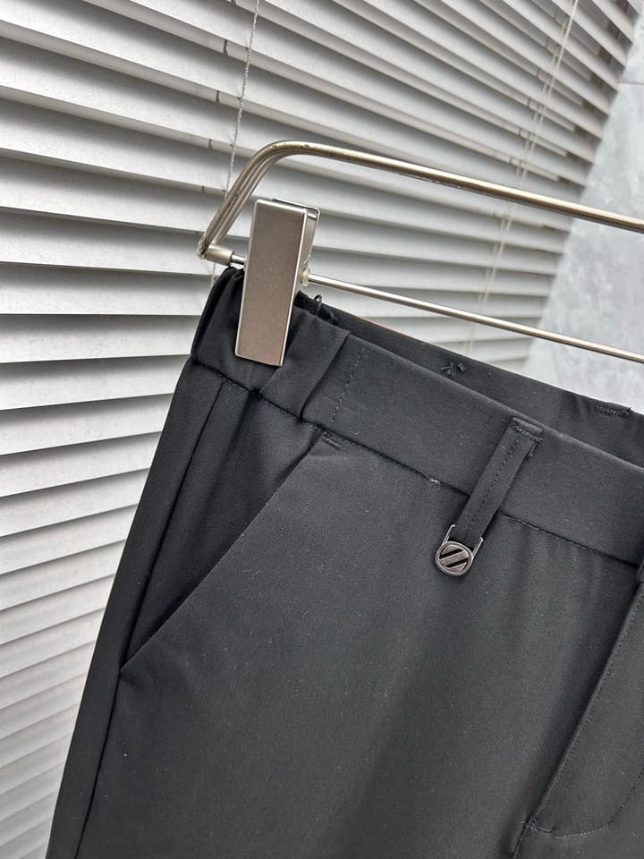 Zegna Custom Casual Trousers – 2025SS in Black