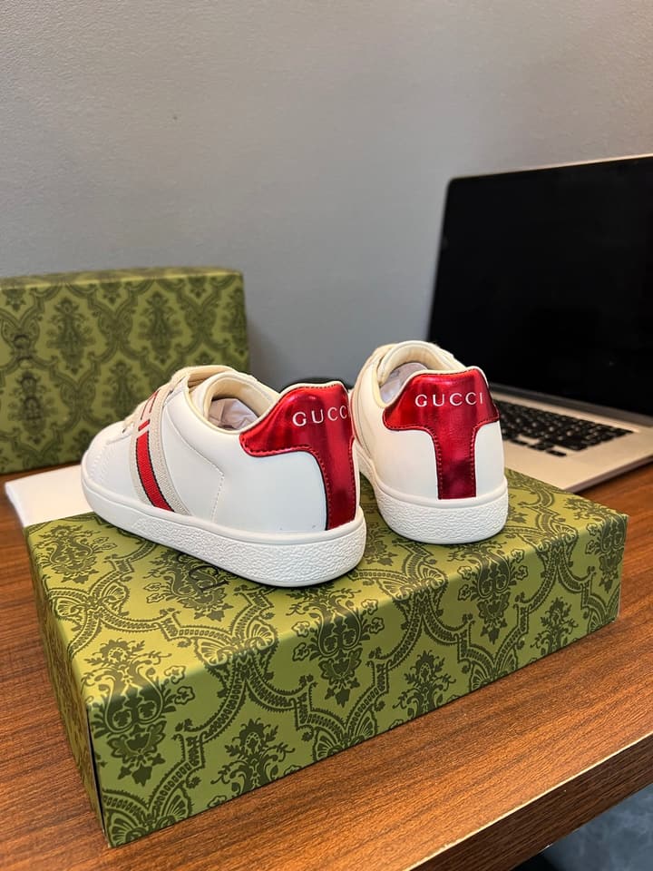 Gucci Kids Sheepskin-Lined Sneakers – Kids Collection