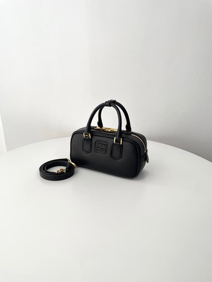 Miu Miu Bowling Bag in Black