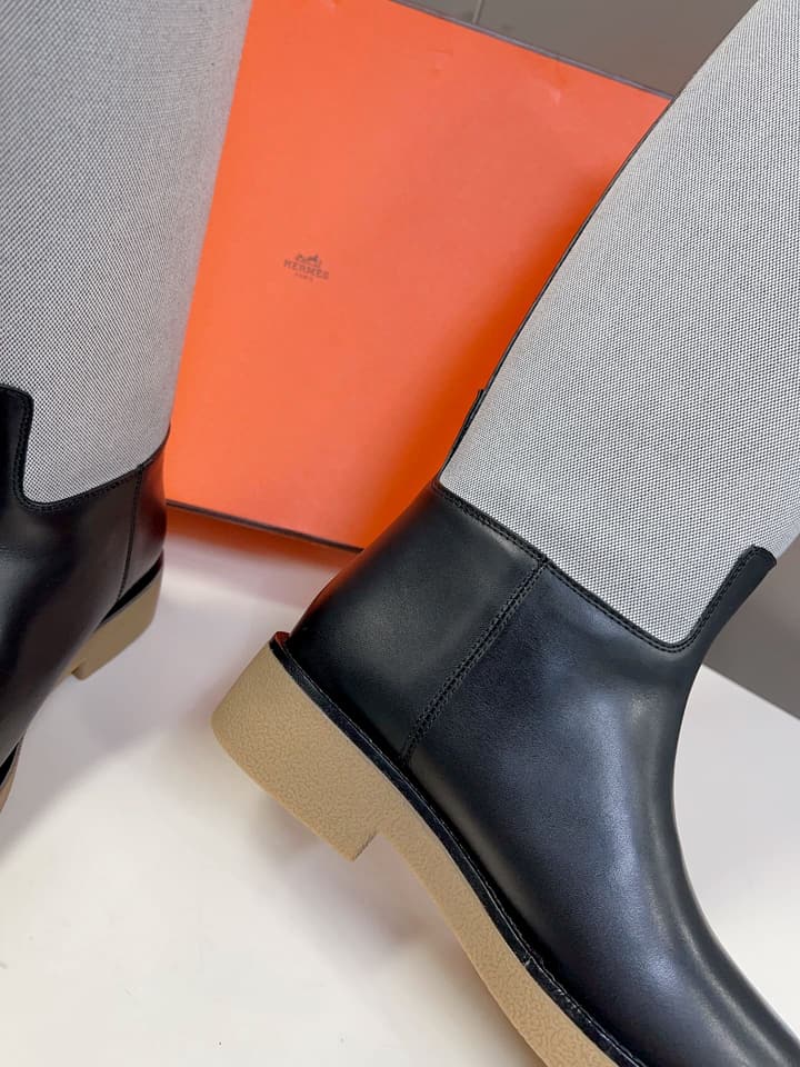 Hermès Kelly Riding Boots in Black