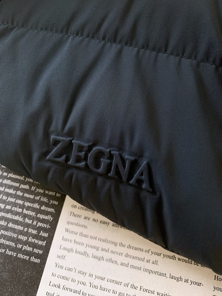 Zegna Spliced Down Puffer Jacket – 2025FW in Classic Black