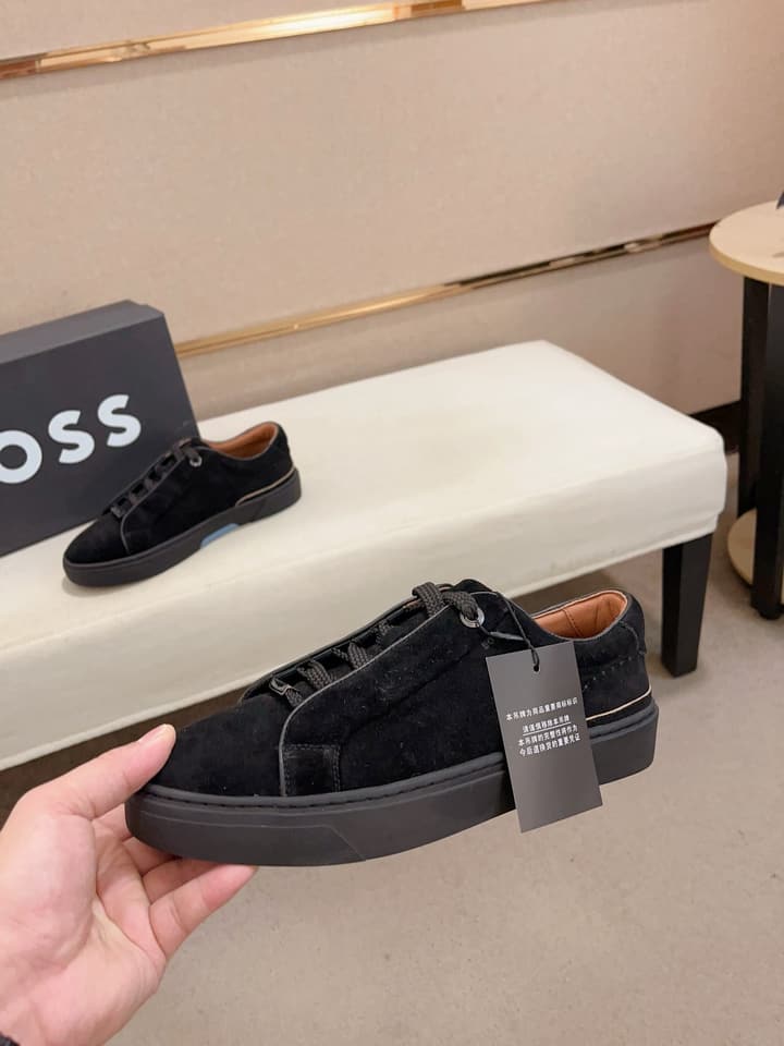 Boss Latest Casual Men's Sneakers in Black Monochromatic