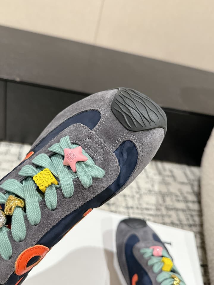Loewe Ballet Runner 2.0 Unisex Sneakers – 2025 Collection in White And Light Blue