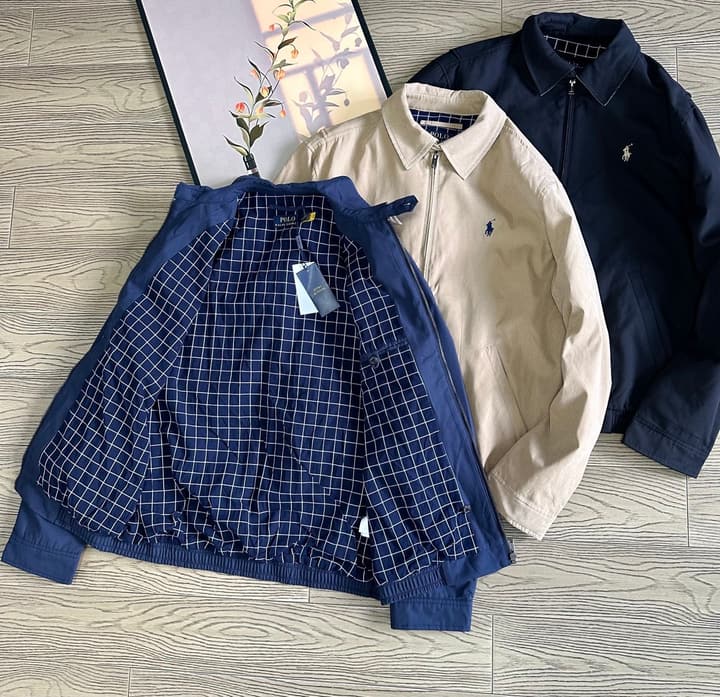 Ralph Lauren Classic Retro Harrington Jacket in Black