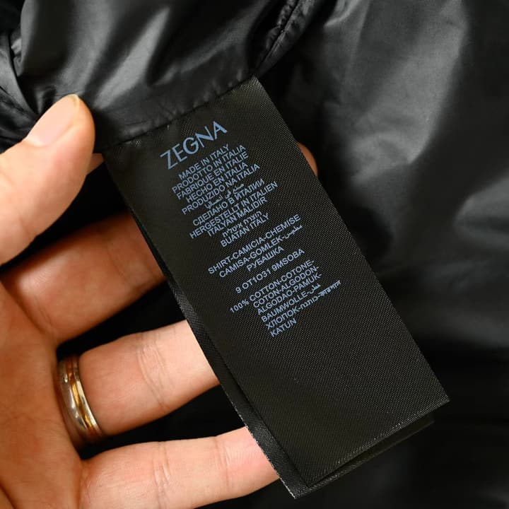 Zegna Lapel Leather Jacket – 2025FW in Classic Black