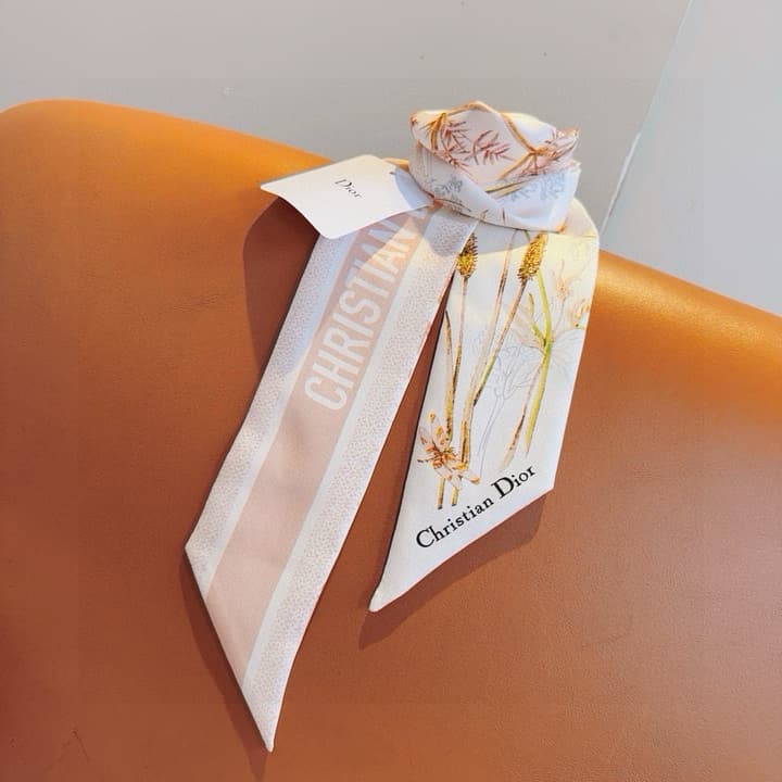 Dior Twilly Silk Scarf – Floral Dragonfly