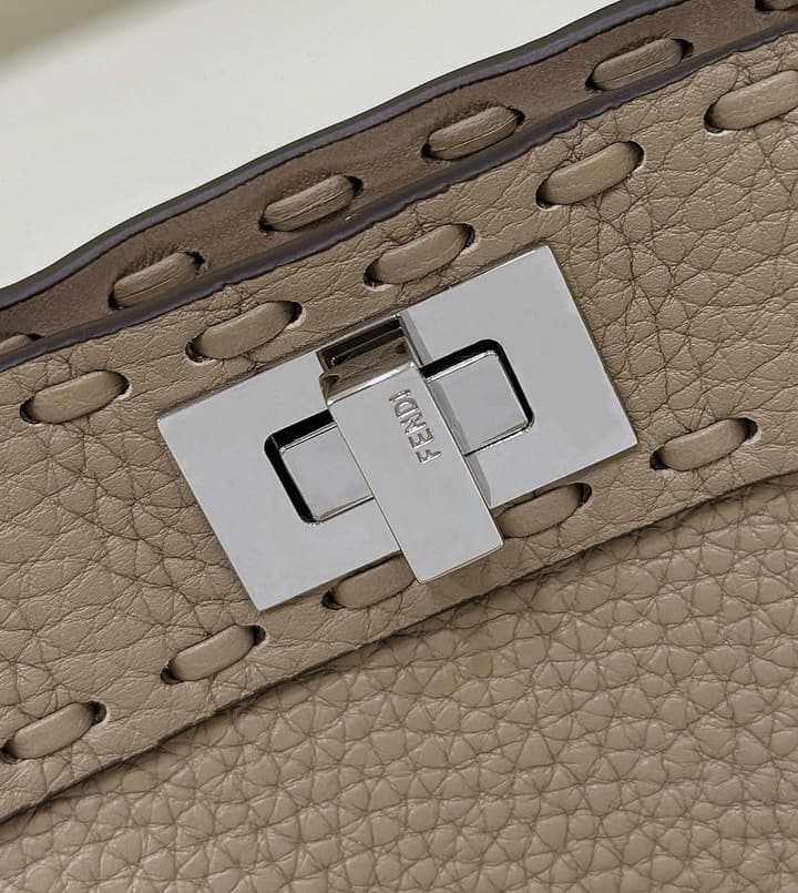 Fendi Peekaboo I See You Petite Satchel in Classic Black
