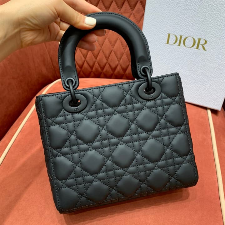 Dior Lady Dior Classic Matte Handbag