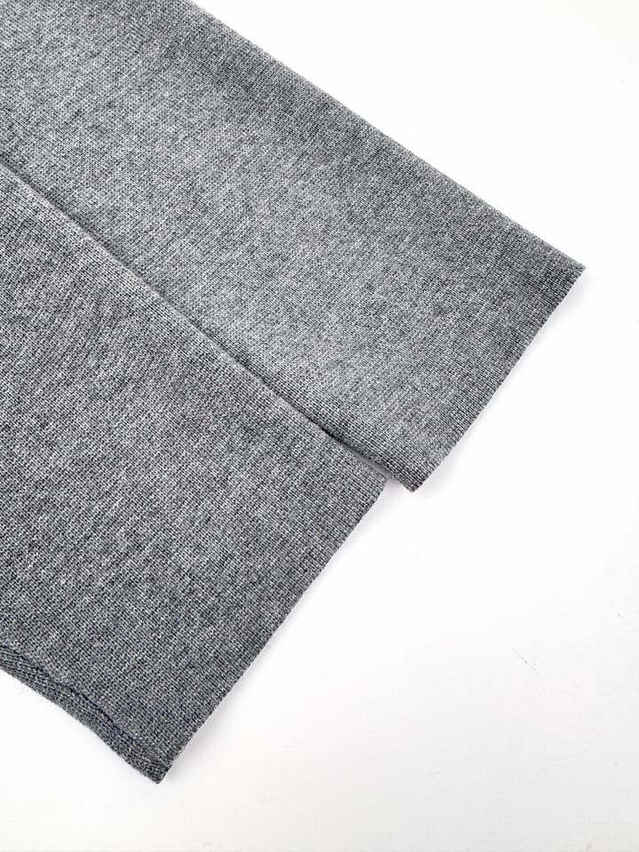 Dior Icon Wool Zip Cardigan in Fog Gray