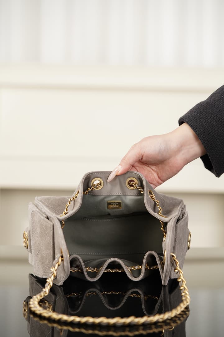 Chanel 25 Bag Mini in Suede – 26C Collection