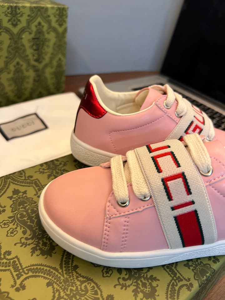 Gucci Kids Sheepskin-Lined Sneakers – Kids Collection