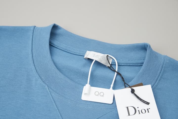 Dior CD Logo Embroidered T-Shirt – 26SS Early Spring Collection in Classic Black