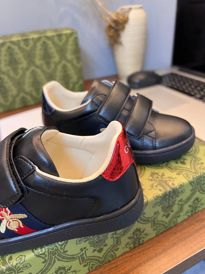 Gucci Kids Sheepskin-Lined Sneakers – Kids Collection