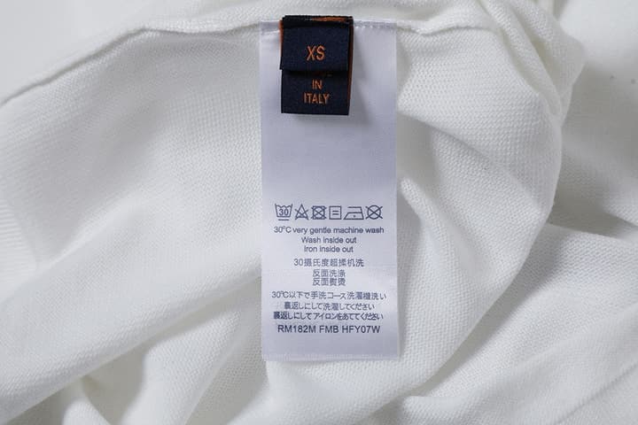 Louis Vuitton Cracked Jacquard Knit Short Sleeve – 26SS in White