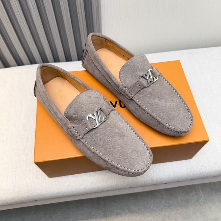 Louis Vuitton Monte Carlo Moccasin Loafers in Black Smooth Leather