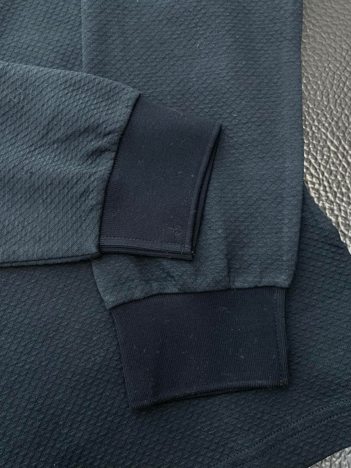 Hermès Men's Casual Long Sleeve Polo Shirt in Dark Navy Polo