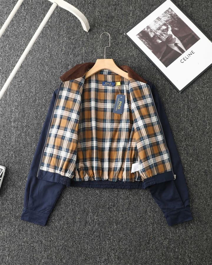 Ralph Lauren Campus Collared Jacket in Blue