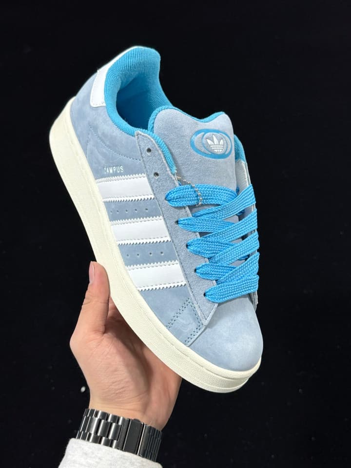 Adidas Originals Campus 00s Low-Top Sneakers in Black & White
