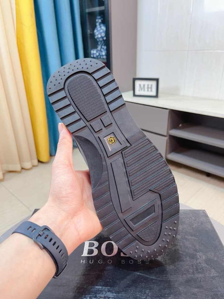 Boss Classic Suede and Waterproof Casual Sneakers