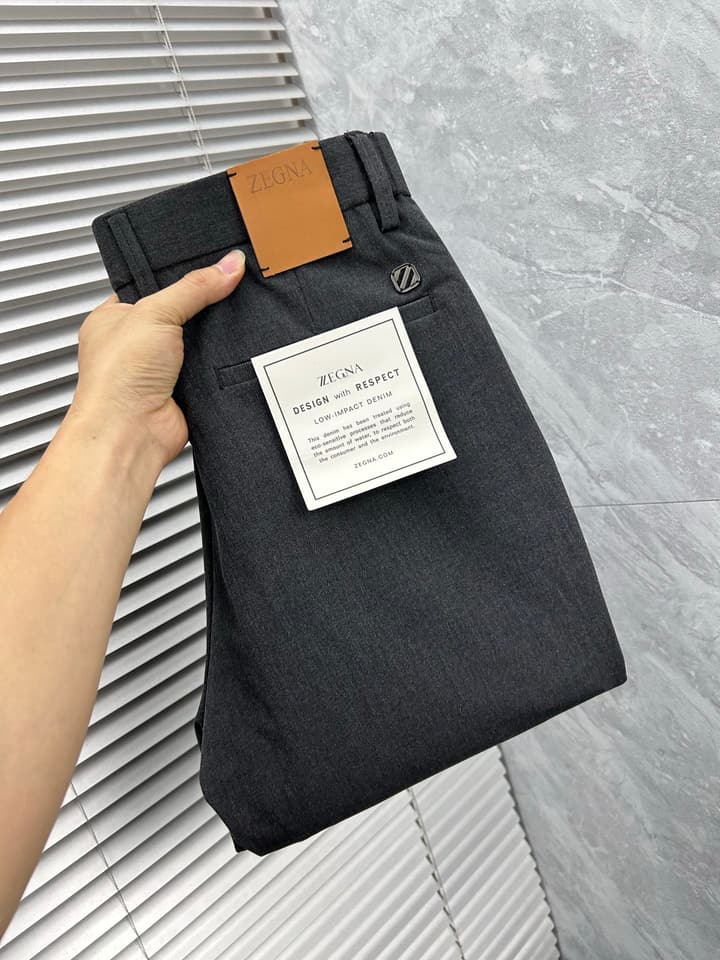 Zegna Custom Casual Trousers – 2025SS in Black