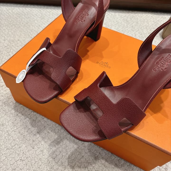 Hermès Eremite 80 Heeled Sandals in Blush Pink