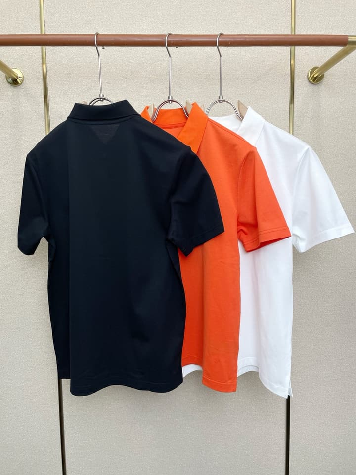 Hermès Men's Casual Short-Sleeve T-Shirt in Black