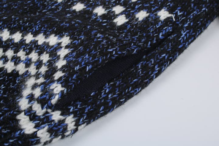 Louis Vuitton Mohair Knit Zipper Cardigan – 25SS in Navy Knit With Fish Motif