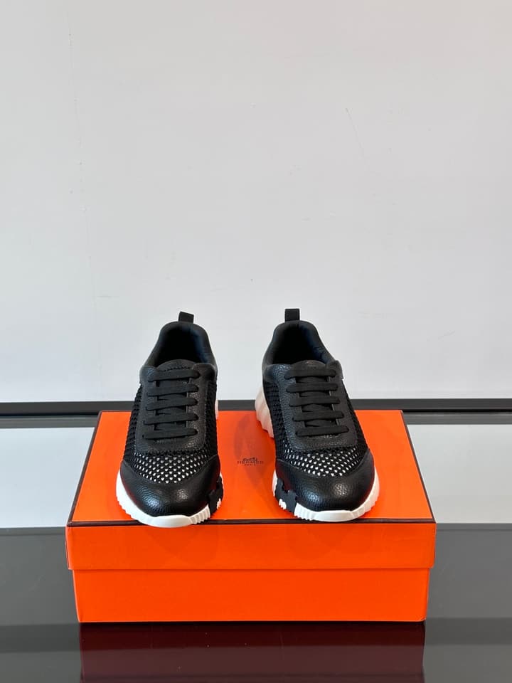 Hermès Bouncing Sneakers in White