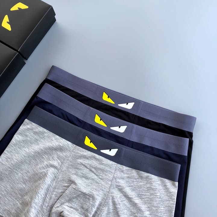 Fendi Seamless Modal Boxer Briefs 3-Pack