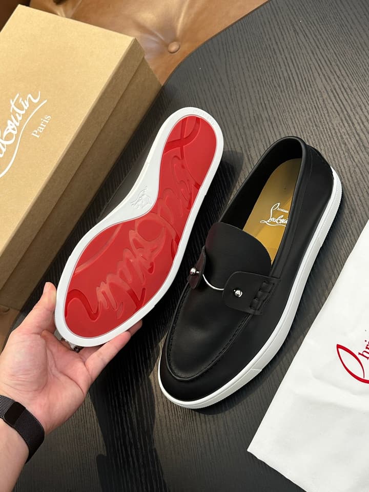 Christian Louboutin Men's Casual Sneakers in All White