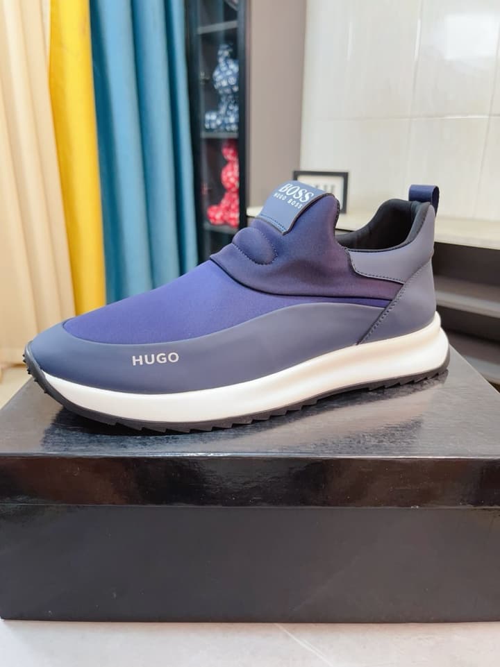 Boss Classic Suede and Waterproof Casual Sneakers