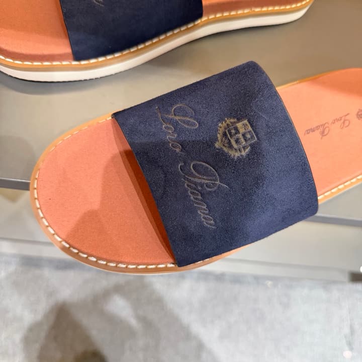 Loro Piana Summer Walk Crisscross Mules