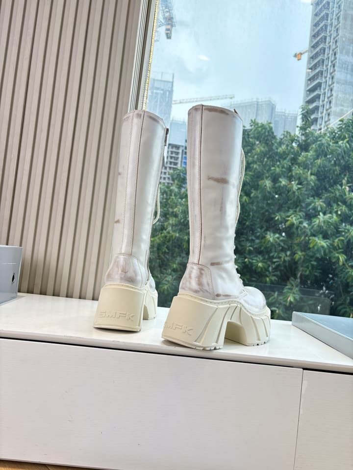SMFK Platform Over-the-Knee Boots – 2025 Autumn/Winter Collection in Black