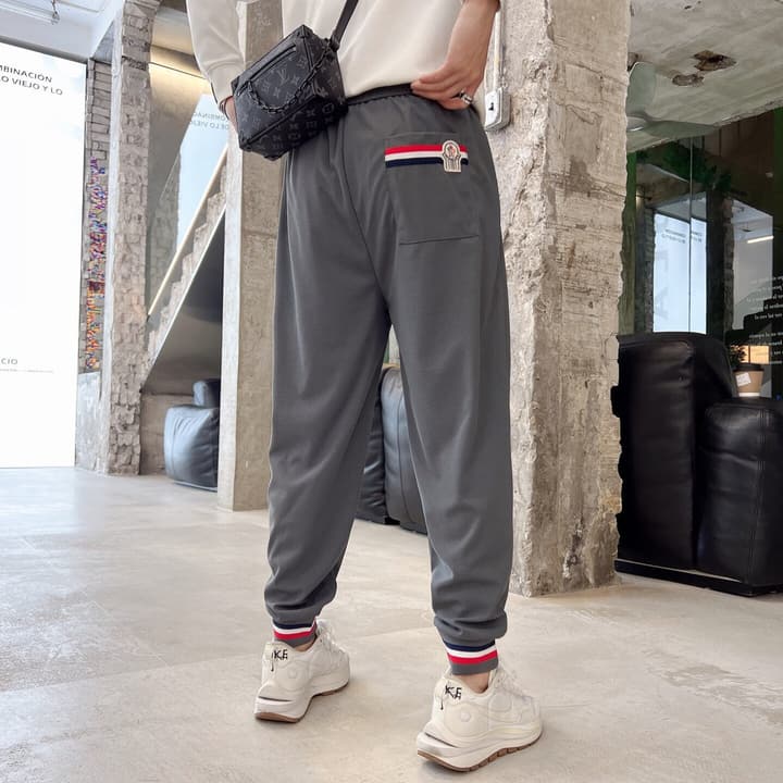 Moncler Logo Embroidered Sweatpants – 2023 Spring/Summer Collection in Black