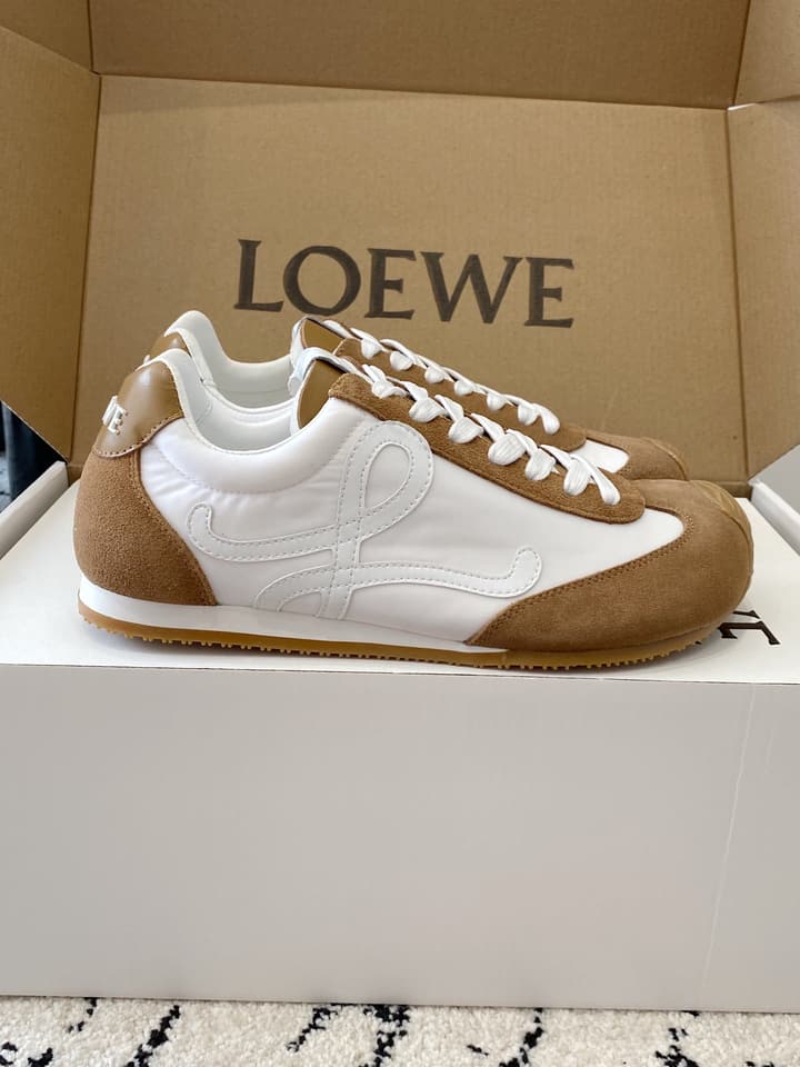Loewe Ballet Runner Sneakers in Charcoal Grey