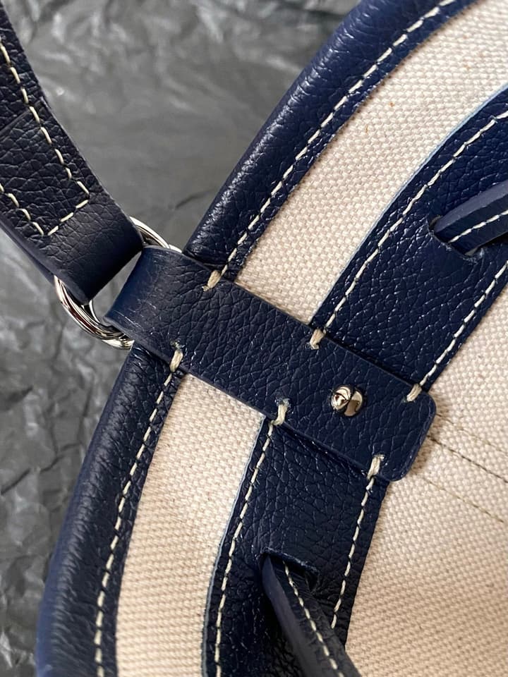 Goyard Petit Flot Mini Bucket Bag in Deep Blue Goyardine