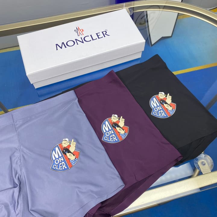 Moncler Men's Ice Silk Seamless Underwear Set