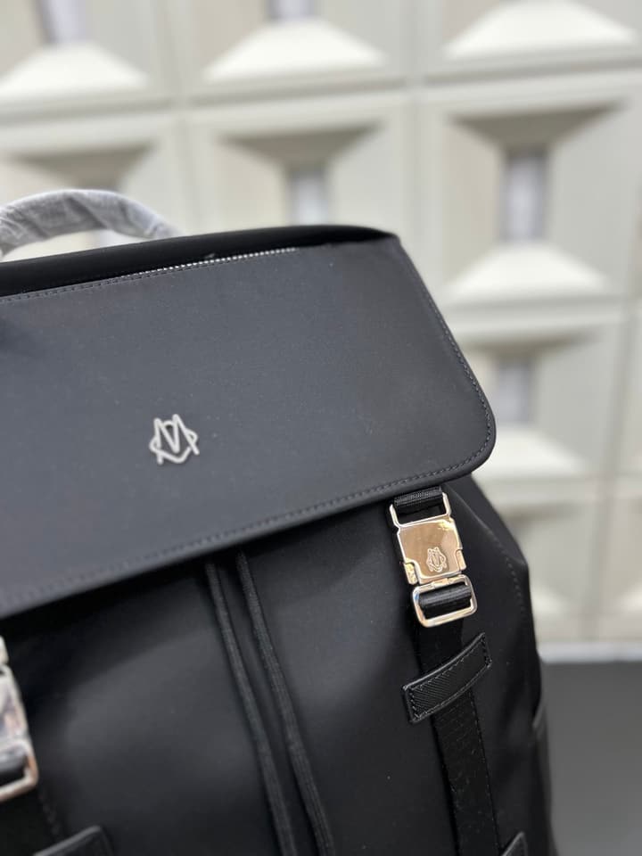 RIMOWA Never Still Canvas Flap Backpack in Black Canvas