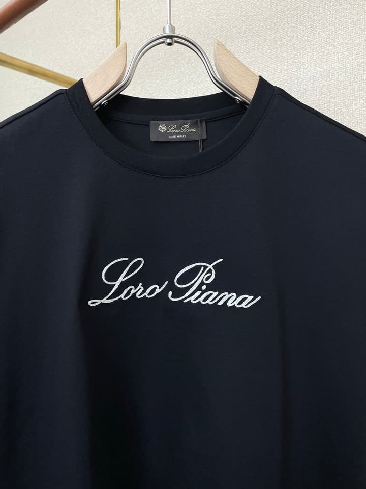 Loro Piana Men's Casual Short-Sleeve T-Shirt in Camel Brown