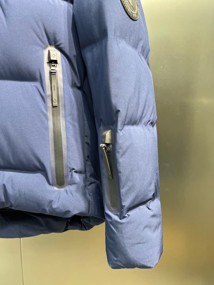 Dior Collaboration Waterproof Down Ski Jacket in Light Blue